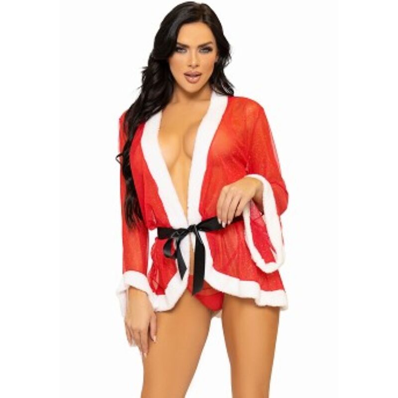 LEG AVENUE - FANTASIA SEXY DE MÃE NATAL VERMELHA M/L