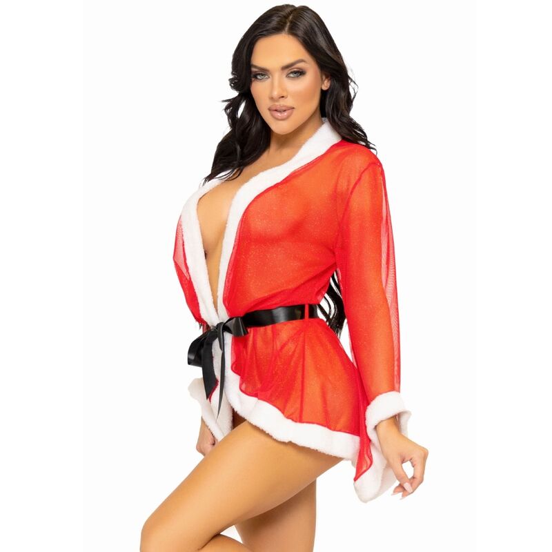 LEG AVENUE - FANTASIA SEXY DE MÃE NATAL VERMELHA M/L