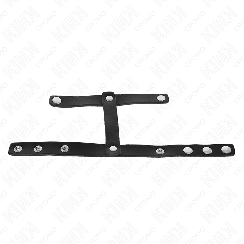 Kink - Anel de Couro Ajustável para Pênis e Tinta Divisora ​​de Bolsas