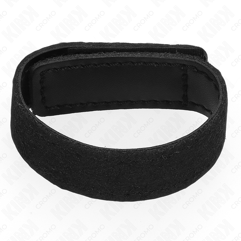 Kink - Anel De Couro Para Pénis Con Fecho De Velcro 20 X 2 Cm