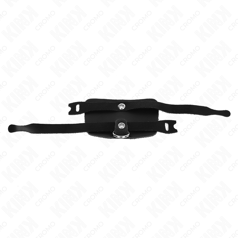 KINK - ANEL PARA PÊNIS EM COURO COM FECHO DE GANCHO AJUSTÁVEL