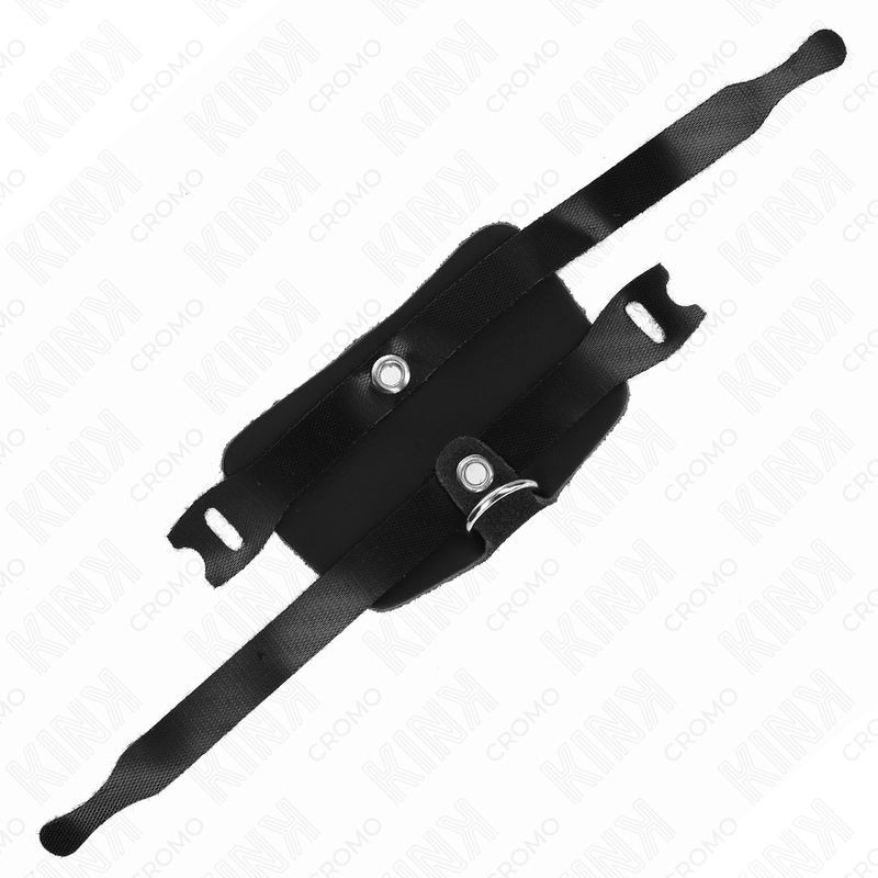 KINK - ANEL PARA PÊNIS EM COURO COM FECHO DE GANCHO AJUSTÁVEL