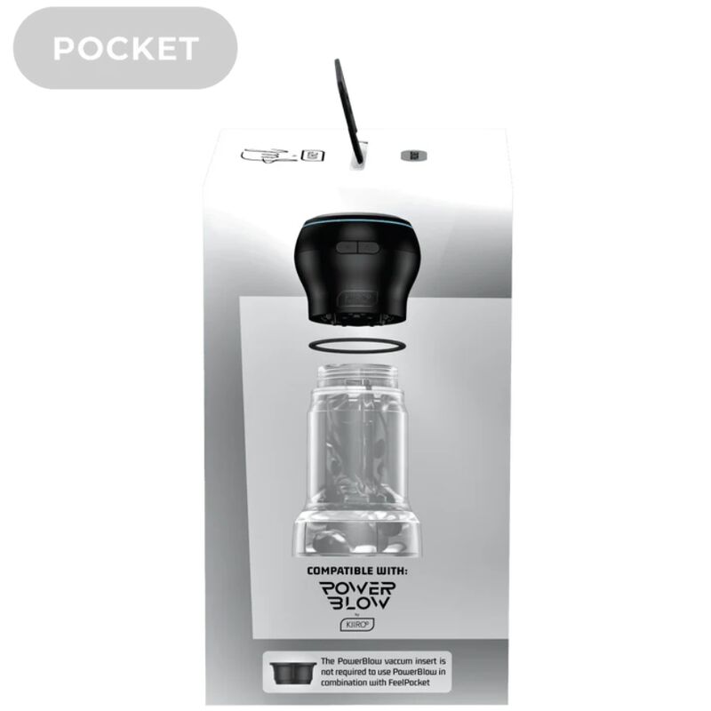 KIIROO - MASTURBADOR DE BOLSILLO FEEL CRYSTAL PARA KIIROO TRANSPARENTE