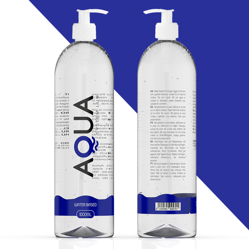 AQUA CALIDAD - LUBRIFICANTE A BASE DE ÁGUA 1000 ML