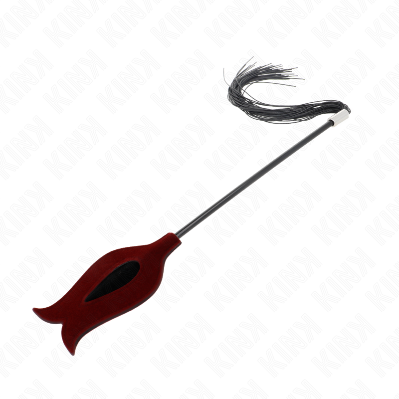 KINK - CHICOTE DE BORLA DE SILICONA FORMA DE ROSA 45 CM