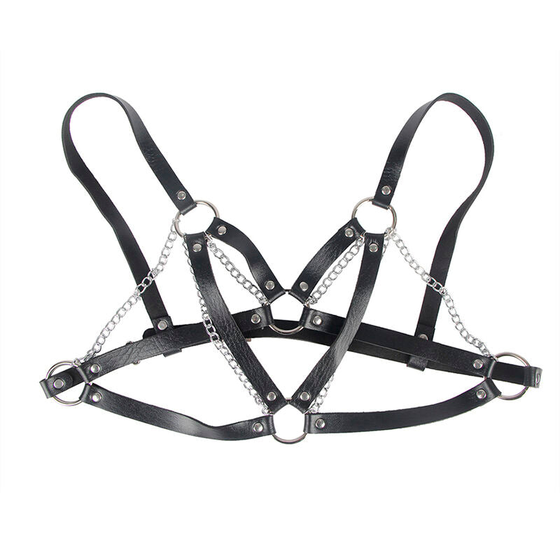 SUBBLIME - 953713 CINTO BONDAGE ESTILO PUNK COM FIVELA METÁLICA PRETO TAMANHO ÚNICO