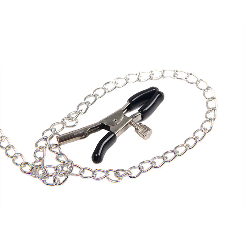 SUBBLIME - 953720 PINZAS DE PECHO BONDAGE COURO TIRAS PRETO TAMANHO ÚNICO