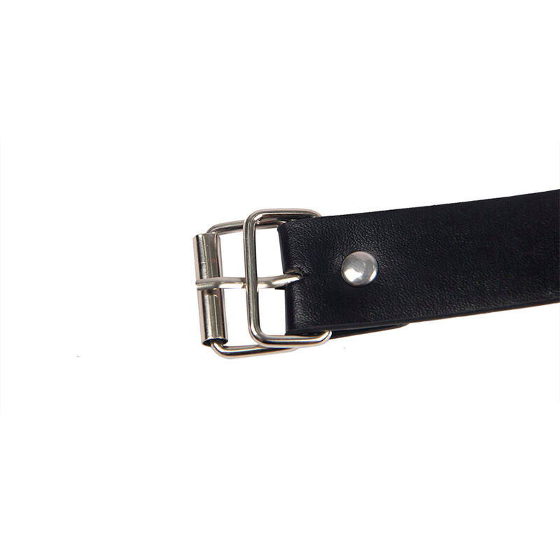 SUBBLIME - 953720 PINZAS DE PECHO BONDAGE COURO TIRAS PRETO TAMANHO ÚNICO