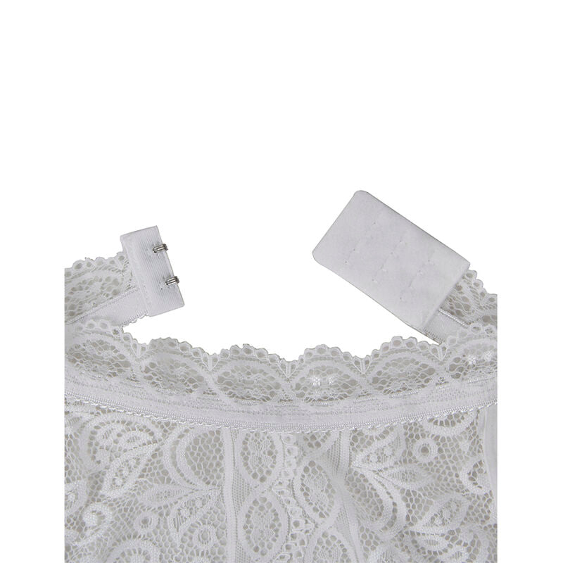 SUBBLIME - 953867 BODY EM RENDA BRANCO L/XL