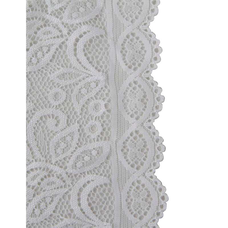 SUBBLIME - 953867 BODY EM RENDA BRANCO L/XL