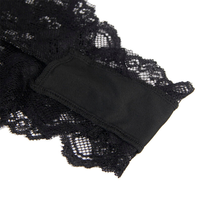 Subblime - 930806 Body Sexy Com Babados Negro S/M