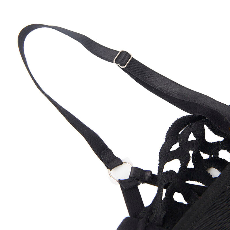 Subblime - 954055 Body Sexy de Renda Negro S/M