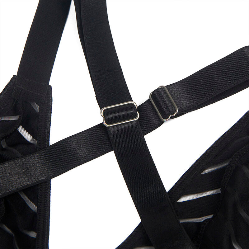 Subblime - 954154 Body Com Cinta-Liga Negro L/XL