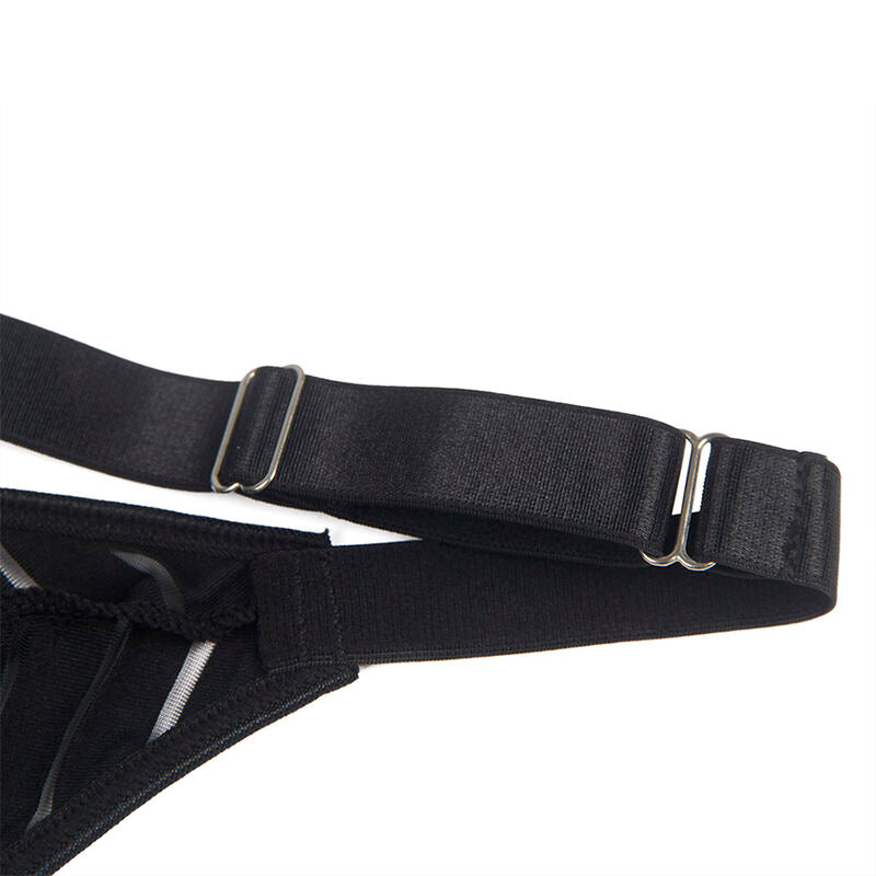 Subblime - 954154 Body Com Cinta-Liga Negro L/XL