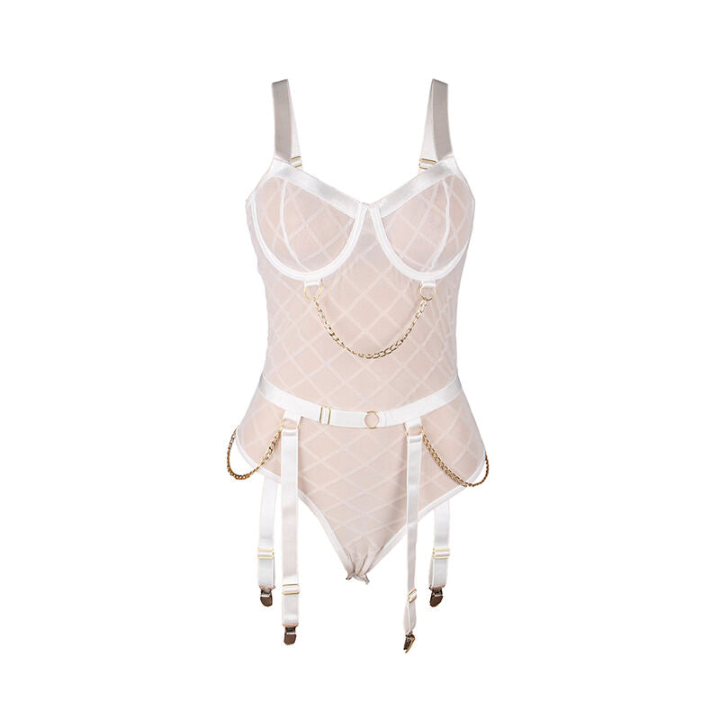 SUBBLIME - 954284 BODY COM CORRENTES + LIGUEIROS BRANCO S/M