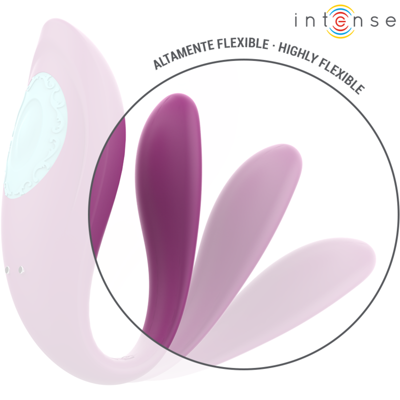 INTENSE - ANNIE VIBRADOR EM FORMA DE UE ESTIMULADOR ROXO CONTROLO REMOTO
