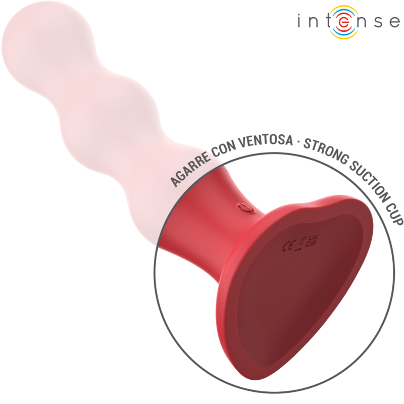 INTENSO - CODY VIBRADOR COM VENTOSA VERMELHO CONTROLE REMOTO