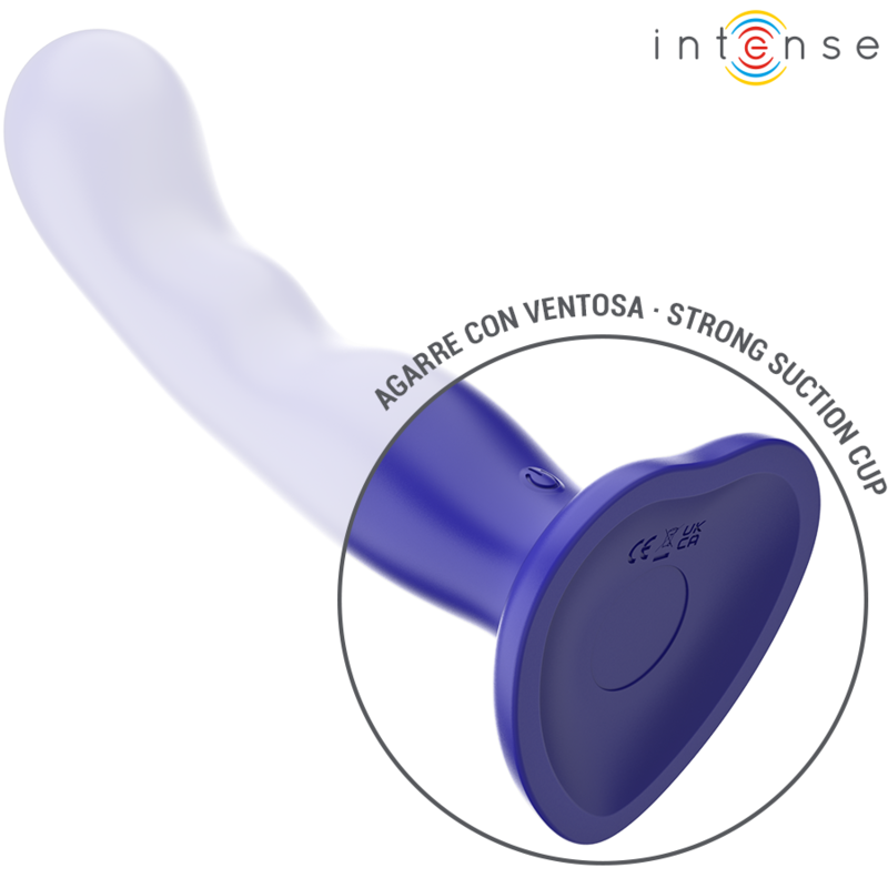 Intenso - Shorty Vibrador Com Ventosa Azul Controle Remoto