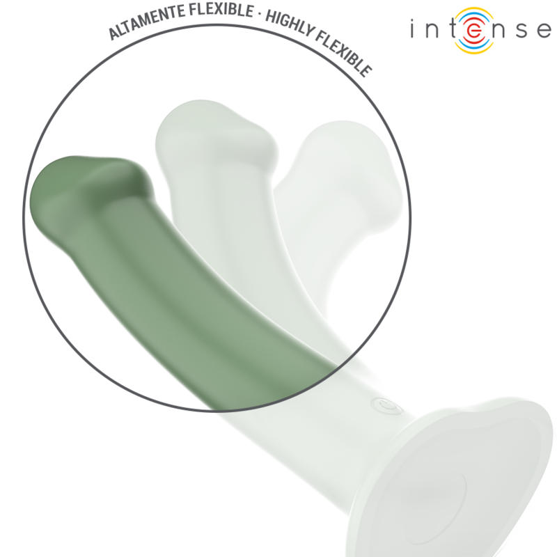 Intenso - Becca Vibrador Com Ventosa 10 Vibrações Verde Controle Remoto
