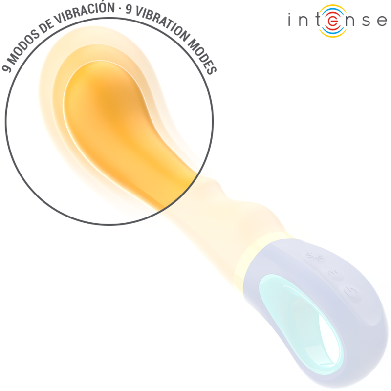 INTENSE - SHAGGY VIBRADOR PONTO G AMARELO