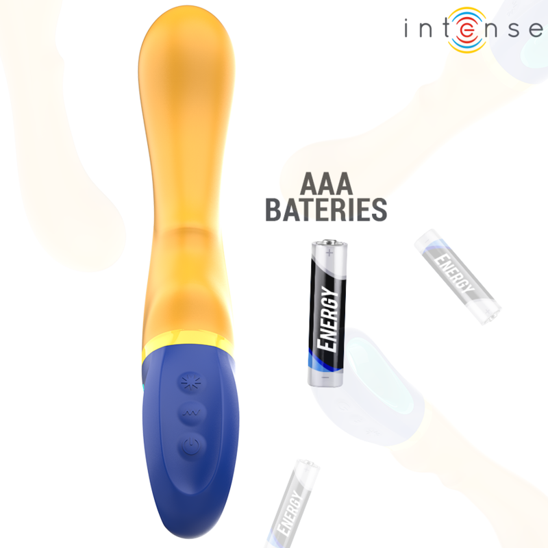 INTENSE - SHAGGY VIBRADOR PONTO G AMARELO