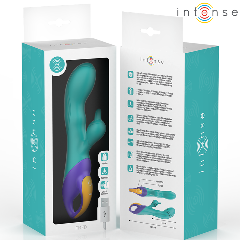 Intenso - Fred Rabbit Vibrador Azul