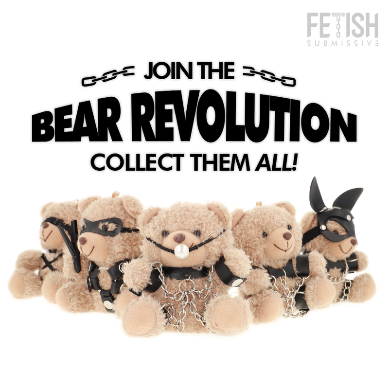 FETISH SUBMISSIVE - FOZZIE URSO DE PELUCHE BDSM MODELO 3