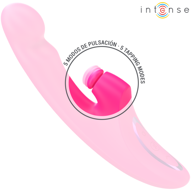 Intenso - Emi Vibrador 13,5 Cm Multifunção 3 Em 1 10 Vibrações Rosa