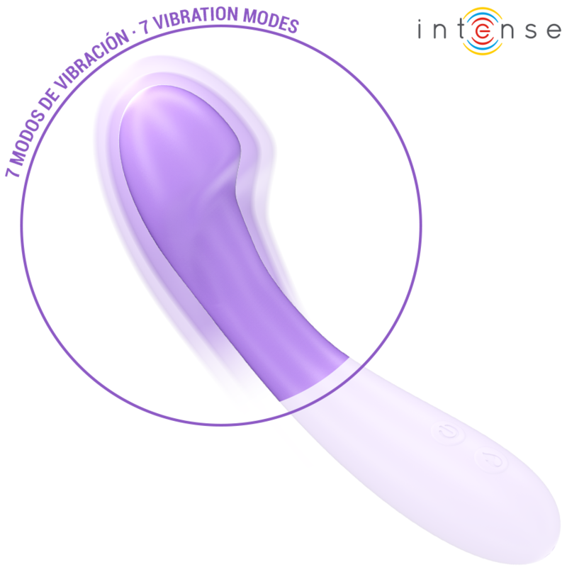INTENSO - BECKY VIBRADOR 19 CM AQUECÍVEL 7 VIBRAÇÕES ROXO