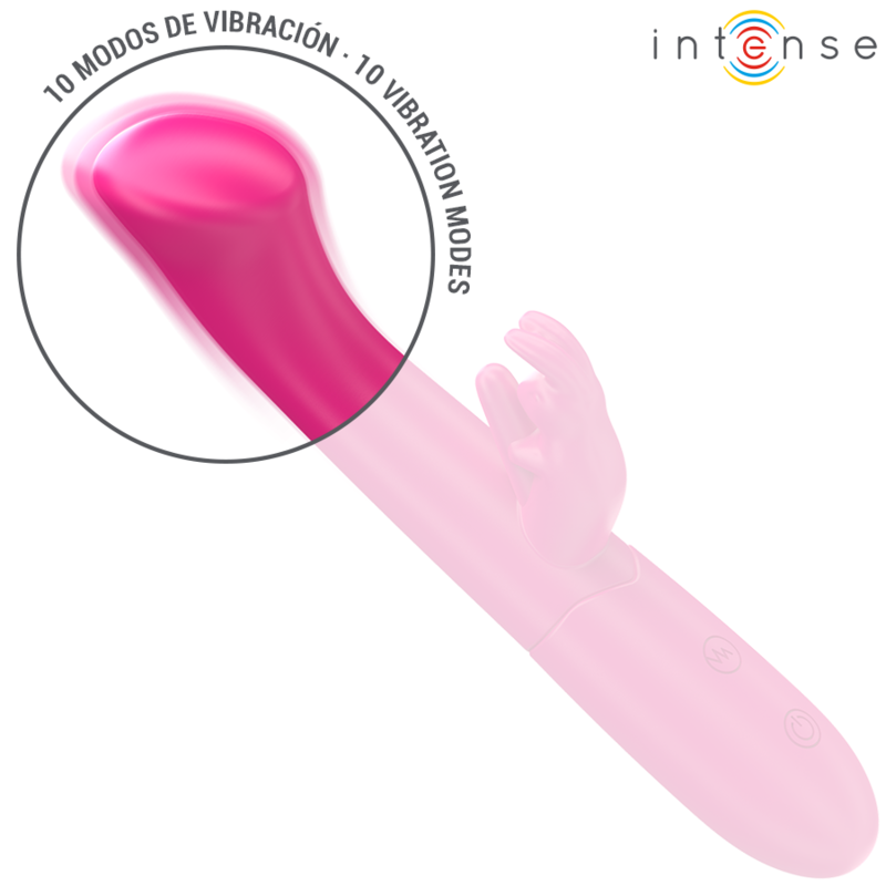 Intenso - Julieta Rabbit Vibrador 18,6 Cm 10 Vibrações Rosa