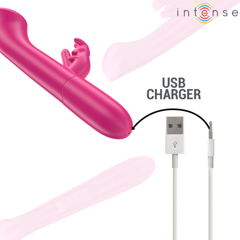 Intenso - Julieta Rabbit Vibrador 18,6 Cm 10 Vibrações Rosa