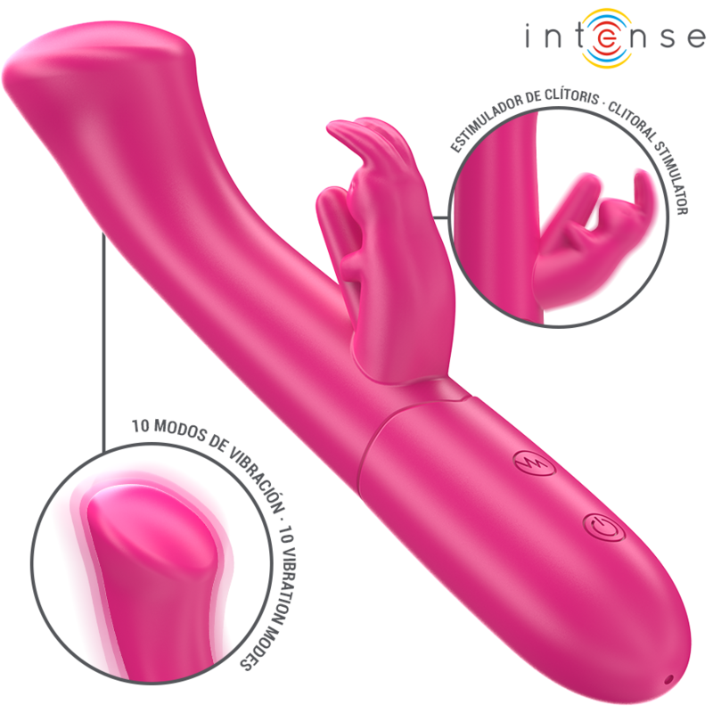 Intenso - Julieta Rabbit Vibrador 18,6 Cm 10 Vibrações Rosa