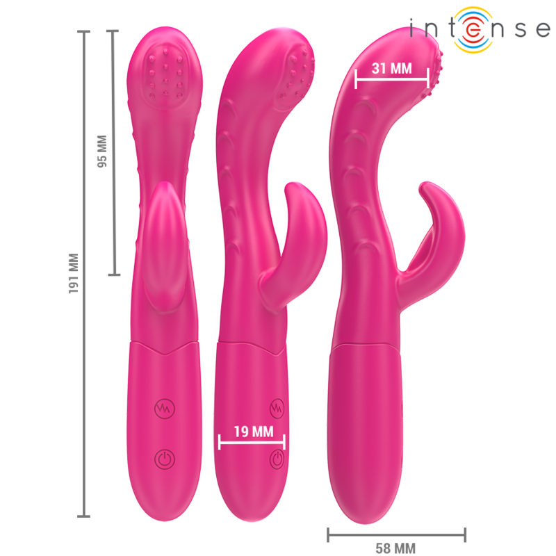 Intenso - Amara Vibrador Com Língua Estimulante 10 Vibrações Rosa