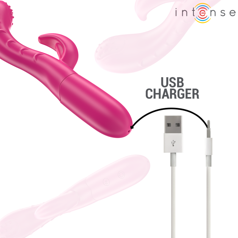Intenso - Amara Vibrador Com Língua Estimulante 10 Vibrações Rosa
