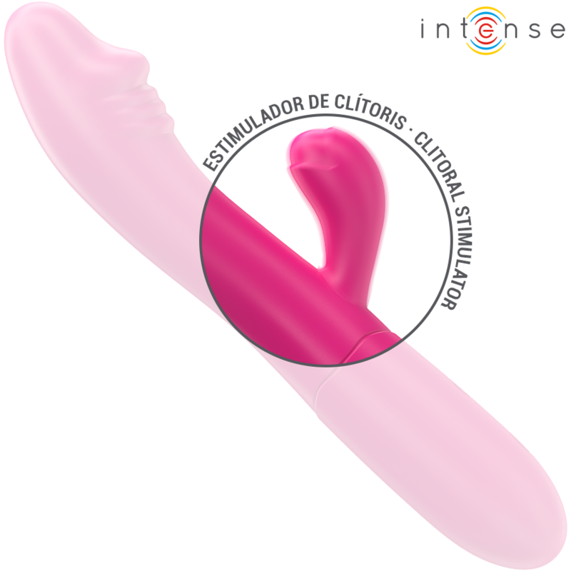 Intenso - Ivy Vibrador Flexível 10 Vibrações Com Língua Estimulante Rosa