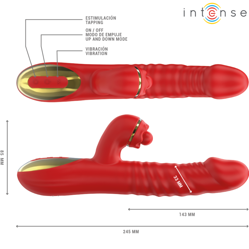 Intenso - Vibração Thalia e Impulso e Tapping Vermelho