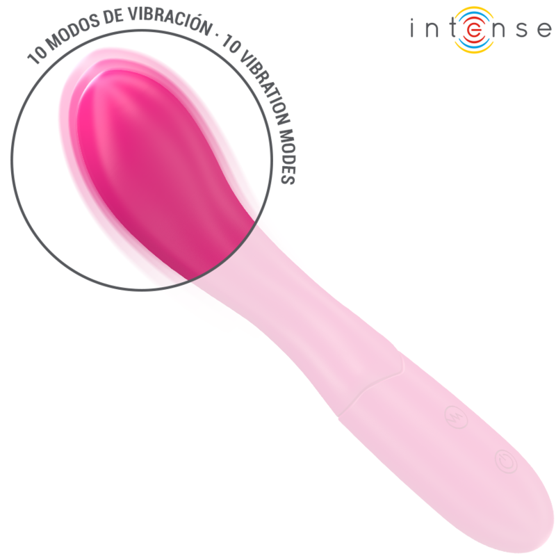 Intenso - Lisette Vibrador 19 Cm Flexível 10 Vibrações Rosa