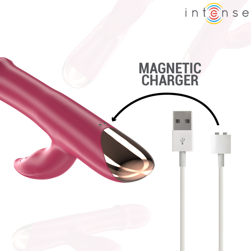 INTENSE - CHLOE VIBRADOR MULTIFUNÇÃO 3 EM 1 VERMELHO