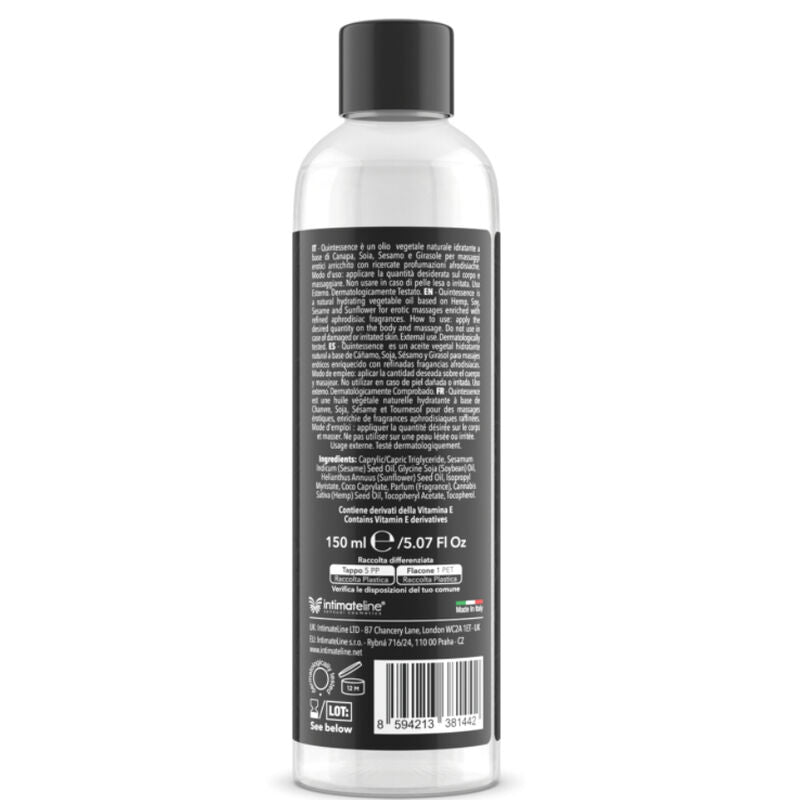 INTIMATELINE LUXURIA - ÓLEO DE MASAJEM NUBE DE AZÚCAR 150 ML