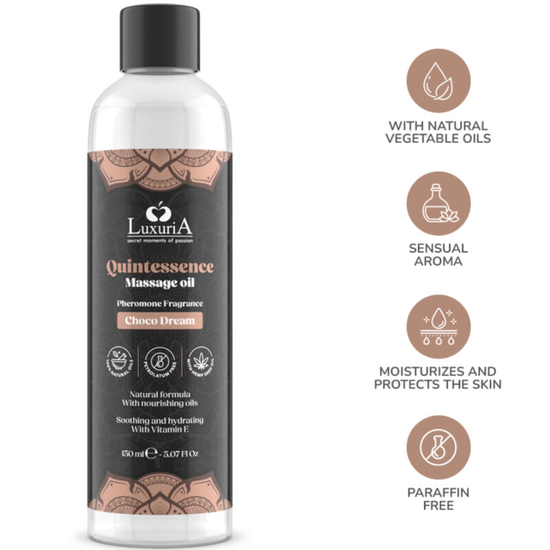 INTIMATELINE LUXURIA - ÓLEO DE MASAJE CHOCOLATE 150 ML