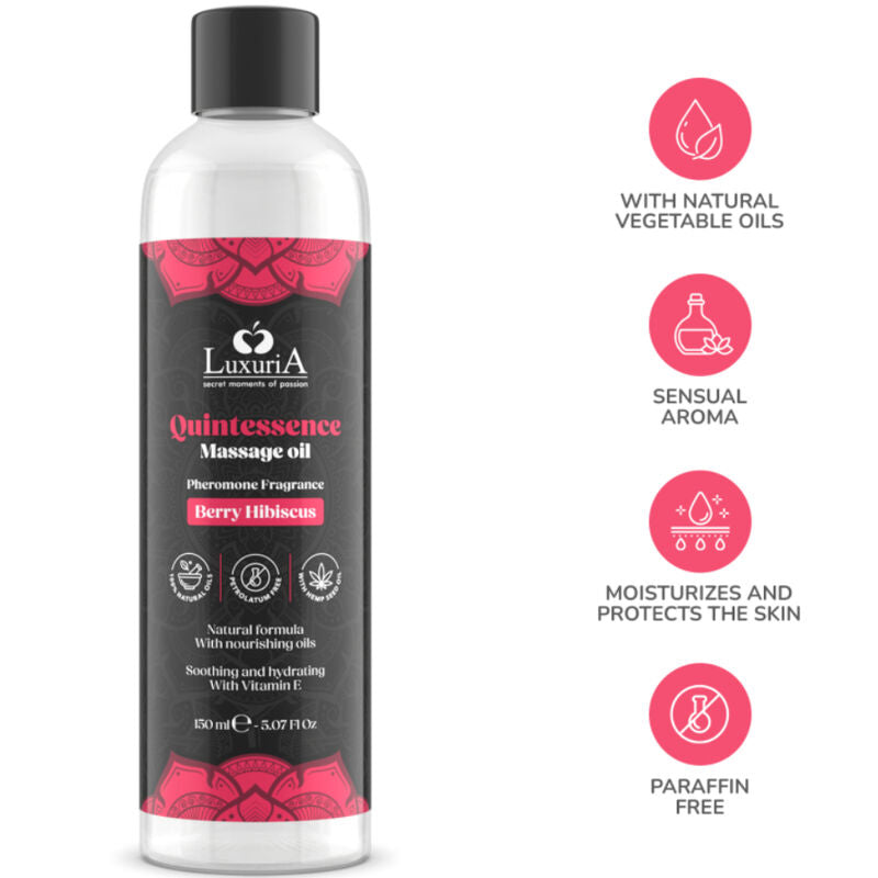 INTIMATELINE LUXURIA - ÓLEO DE MASAJE BERRY 150 ML
