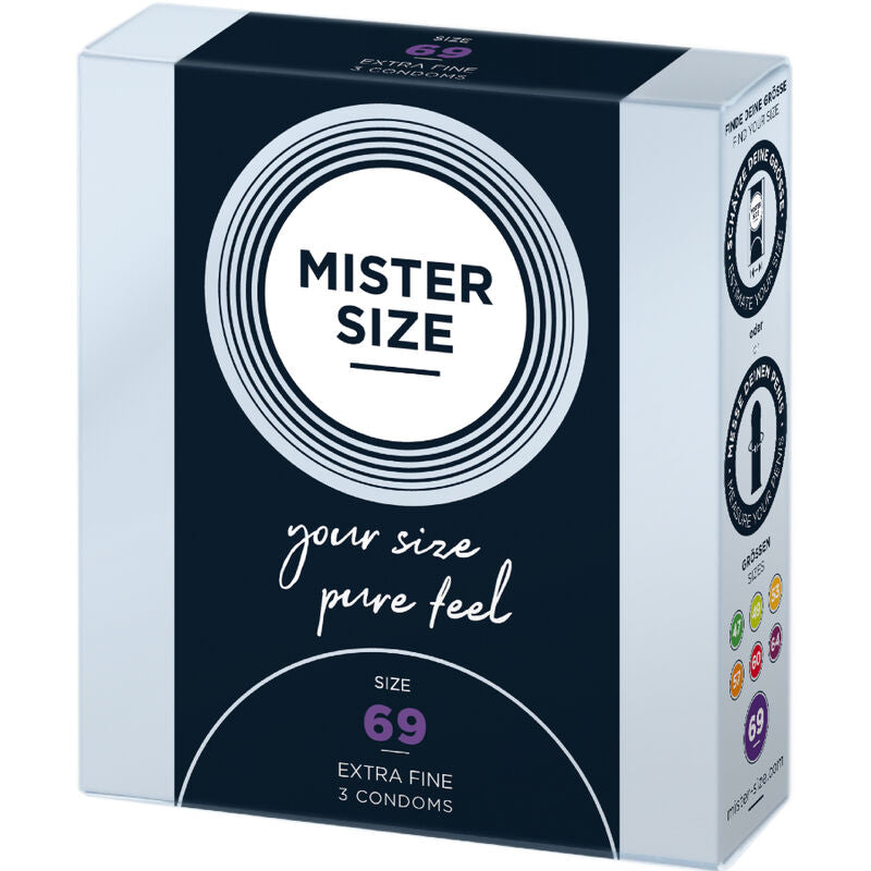 MISTER TAMAÑO - PRESERVATIVOS TAMANHO XXXL 69 MM (3 UNIDADES)