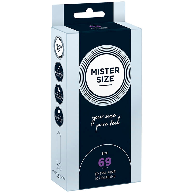 MISTER TAMAÑO - PRESERVATIVOS TAMANHO XXXL 69 MM (10 UNIDADES)