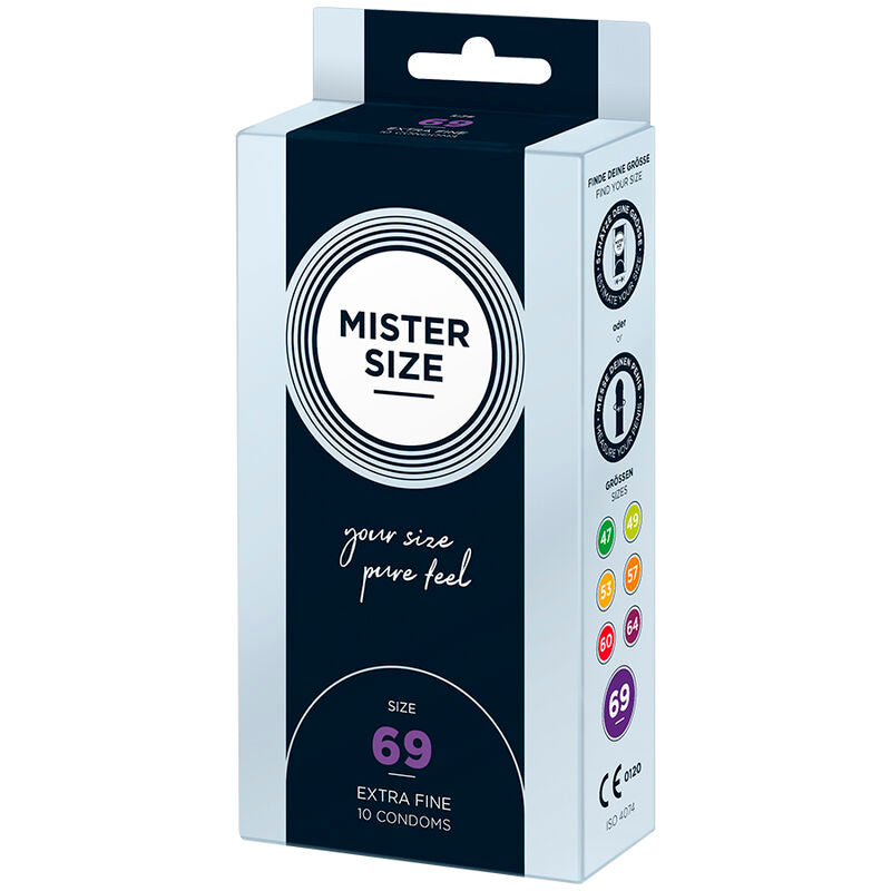 MISTER TAMAÑO - PRESERVATIVOS TAMANHO XXXL 69 MM (10 UNIDADES)