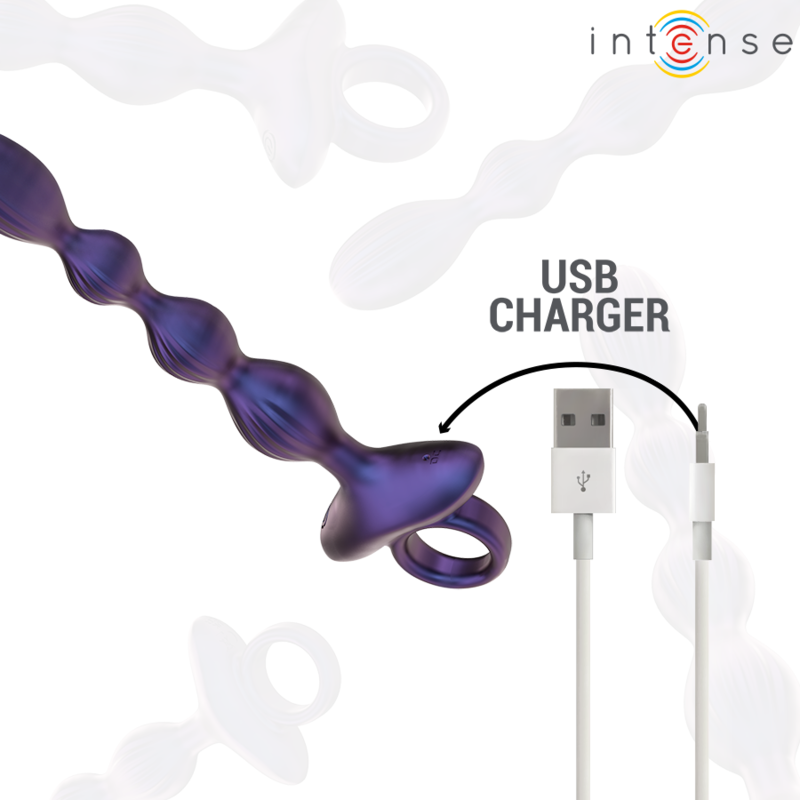 Intense - Jackie Plug Anal Vibratório Modelo 1 Control Remoto
