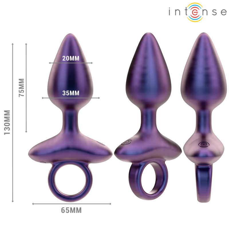 Intenso - Michael Vibrador Anal Plug Modelo 2 Controle Remoto