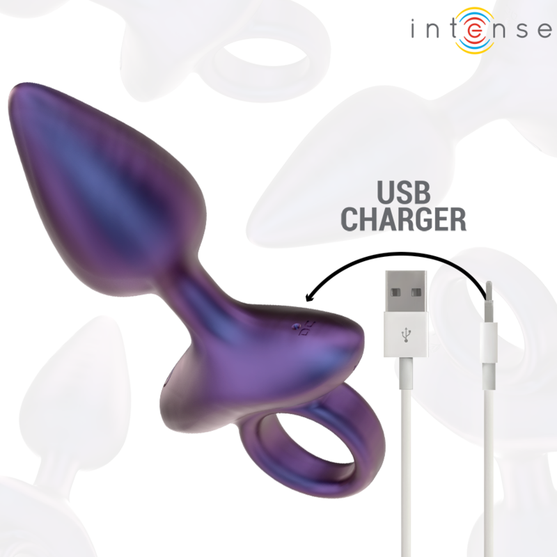 Intenso - Michael Vibrador Anal Plug Modelo 2 Controle Remoto
