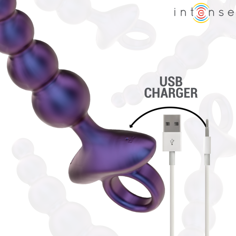 Intenso - Tito Vibrador Anal Plug Modelo 3 Controle Remoto