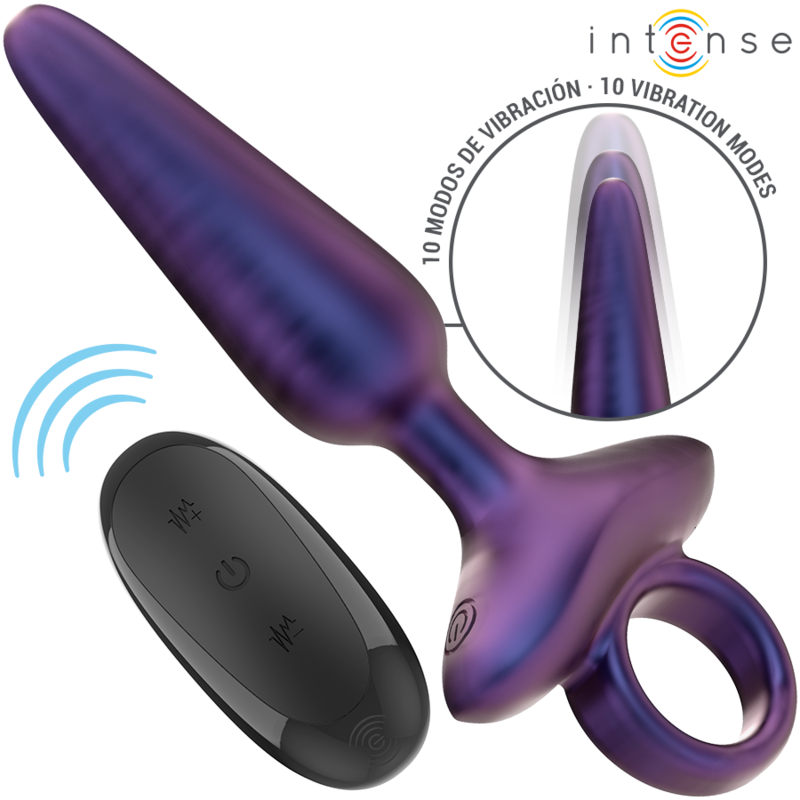 Intense - Marlon Vibrador Anal Plug Modelo 4 Control Remoto