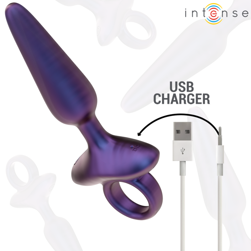 Intense - Marlon Vibrador Anal Plug Modelo 4 Control Remoto